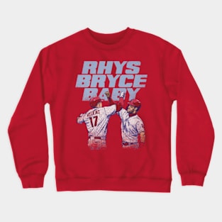 Bryce Harper & Rhys Hoskins Philadelphia Rhys Bryce Baby Crewneck Sweatshirt